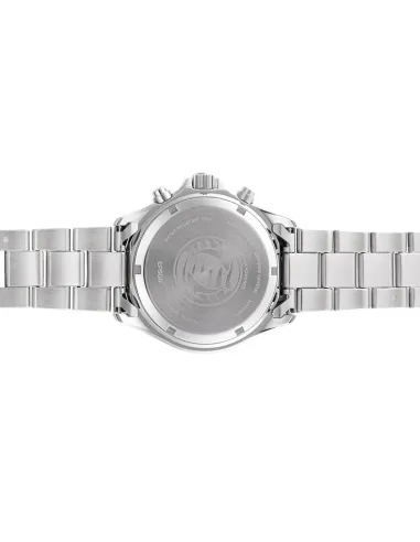 reloj de buceo SOLAR hombre Orient Kamasu Panda Solar RA-TX0203S Chronograph 42.8mm 200m WR correa de acero cristal de zafiro