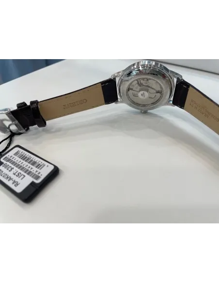 reloj automático hombre Orient Bambino RA-AK0702Y  40.5mm 30m WR Correa de cuero (admite cuerda manual)