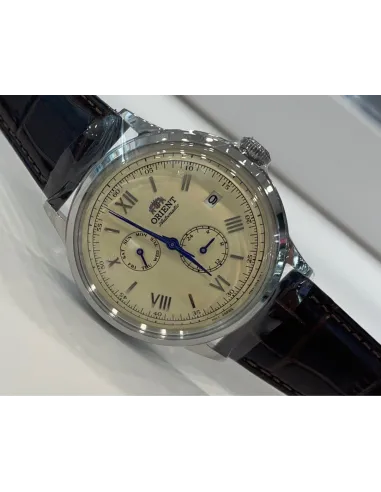 reloj automático hombre Orient Bambino RA-AK0702Y  40.5mm 30m WR Correa de cuero (admite cuerda manual)
