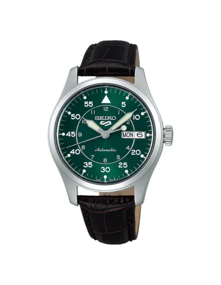 Reloj automático hombre Seiko 5 Sports SRPJ89K1 'Kelly Green Flieger' 36.4mm
