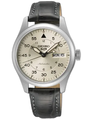 reloj automático hombre Seiko 5 Sports SRPJ87K1 ‘Champagne Flieger’ Suit Style 36mm 100m