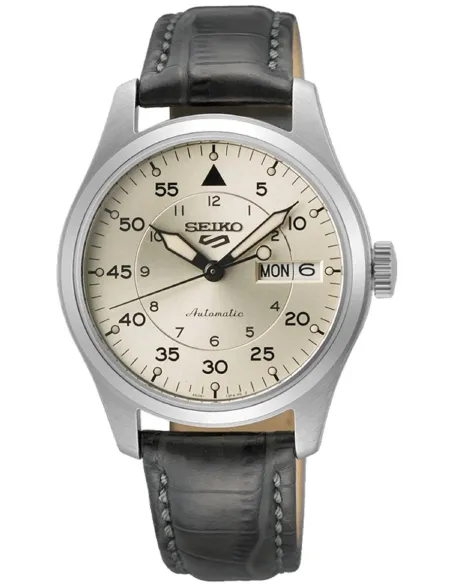 reloj automático hombre Seiko 5 Sports SRPJ87K1 ‘Champagne Flieger’ Suit Style 36mm 100m