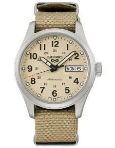 reloj automático hombre   Seiko 5 Sports SRPJ83K1 Sports Desert Kit Midfield Sports Style 36.4mm 100m WR
