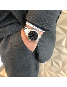 reloj automático hombre Seiko 5 Sports Field Style SRPJ81K1 36mm “In the metal” 100m WR correa de acero 2