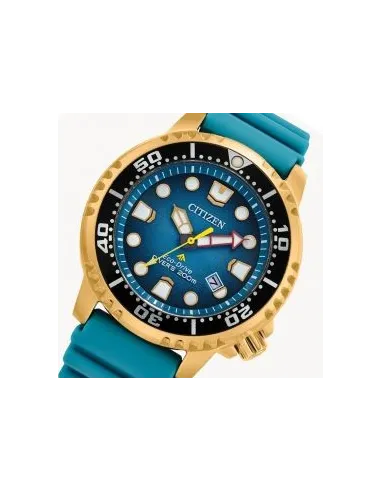 reloj hombre buceo Citizen Promaster Dive ST  BN0162-02X 44mm 200m WR correa de goma