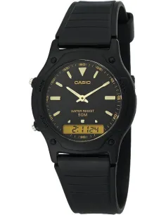 copy of Reloj clásico hombre analógico digital Casio AW-49H-1B correa resina 50m water resist