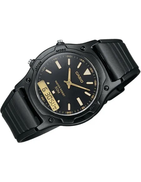 Reloj clásico unisex analógico digital Casio AW-49HE-2A correa resina 50m water resist