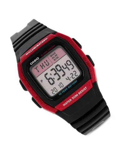 Reloj Casio digital W-96h-4av digital sport alarma 10 años batería Crono 50m Water Resist