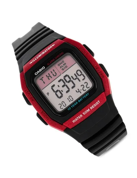 Reloj Casio digital W-96h-4av digital sport alarma 10 años batería Crono 50m Water Resist