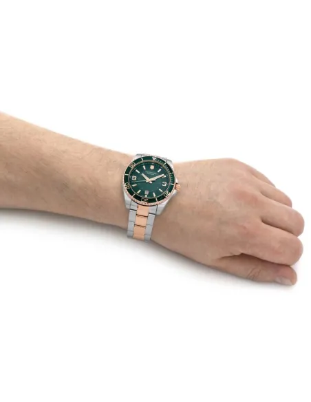reloj militar hombre Victorinox Swiss Army  242008 43mm cristal de zafiro  100m WR correa de acero