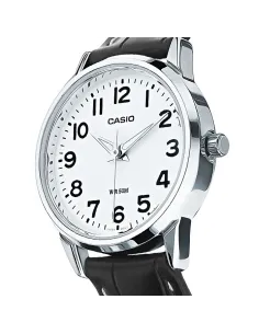 Reloj CASIO analógico mujer LTP-1303L-7B esfera blanca correa negra
