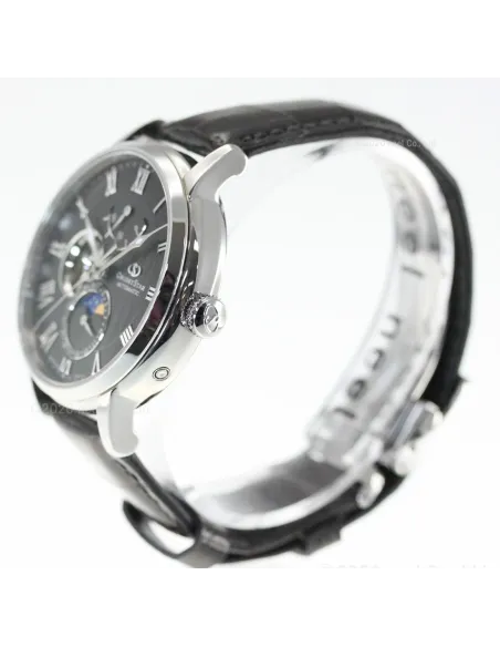 Reloj automático hombre Orient Star Sun Moon RK-AY0104N JDM 41mm 50m WR cristal de zafiro correa piel cocodrilo