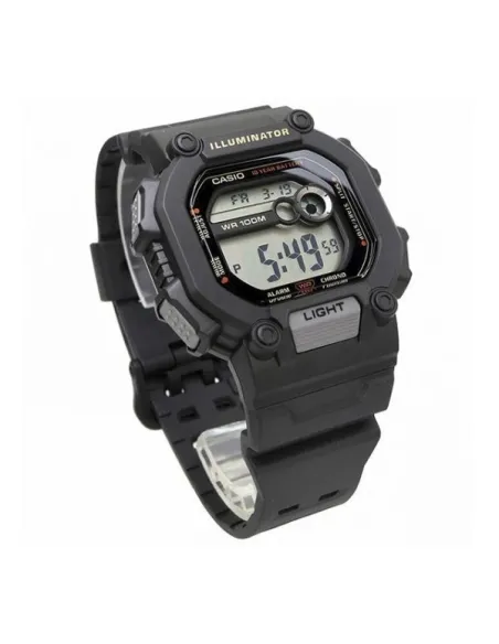 reloj digital deportivo hombre Casio W-737HX-1AV 100m WR alarma luz Led 10 años batería