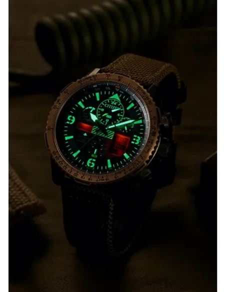 reloj radio-control aviador hombre Citizen Promaster Sky JY8074-11X JDM The Moment of Adventure