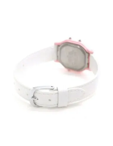 reloj mujer digital Vintage Casio LA-11WL-4A alarma correa de cuero
