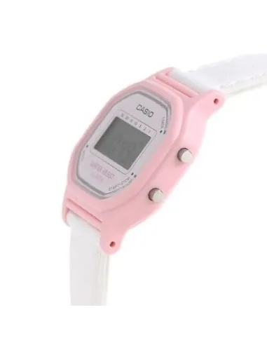 reloj mujer digital Vintage Casio LA-11WL-4A alarma correa de cuero