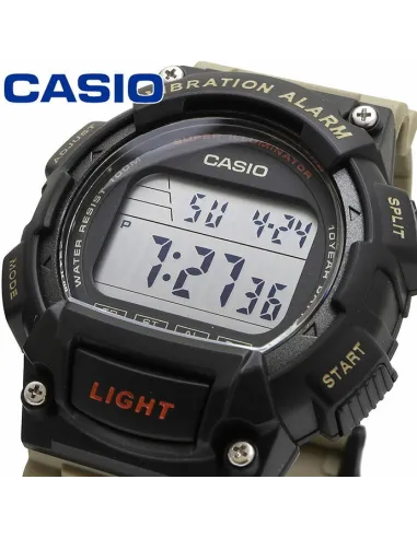 reloj deportivo Casio W-736H-5AV Alarma Vibratoria Super Illuminator 100m resistente al agua