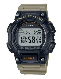 reloj deportivo Casio W-736H-5AV Alarma Vibratoria Super Illuminator 100m resistente al agua