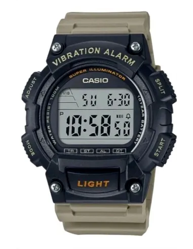 reloj deportivo Casio W-736H-5AV Alarma Vibratoria Super Illuminator 100m resistente al agua