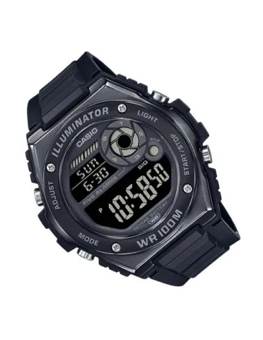 reloj deportivo hombre Casio MWD-100HB-1BV 100M WR 10 años batería Luz Led 5 alarmas