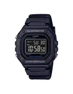 reloj deportivo unisex digital Casio W-218H-1BV 7 años batería 50m WR alarma cronómetro