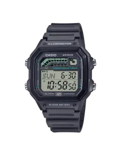 reloj deportivo hombre Casio WS-1600H-8AV 10 años batería 100m WR Hora Mundial