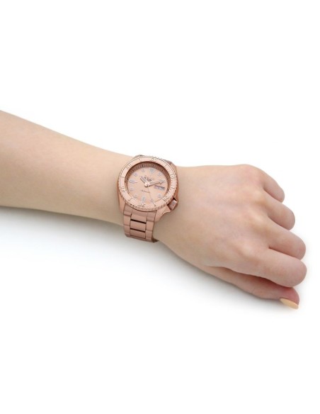reloj automático deportivo hombre Seiko 5 Sports SRPE72K1 Superman Rose Gold 42.5mm 100m
