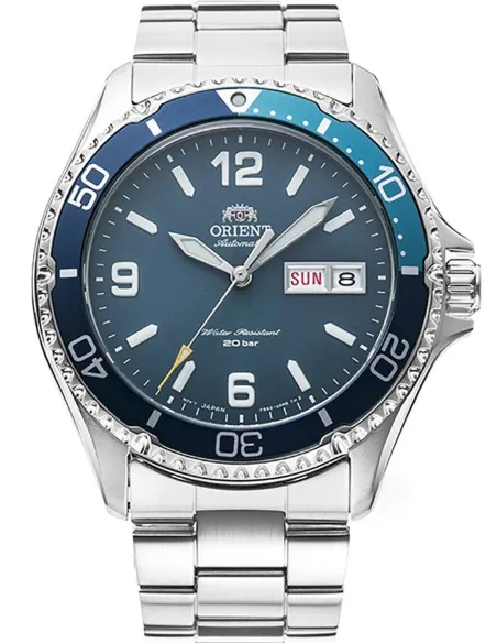 Orient Kamasu RA-AA0818L 41.8mm 200m sapphire crystal automatic divers men’s watch stainless steel bracelet
