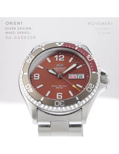 Orient Kamasu RA-AA0820R 41.8mm 200m sapphire crystal automatic divers men’s watch stainless steel bracelet