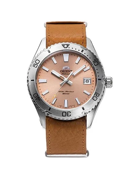 Orient Mako  RA-AC0Q05P 39.9mm cristal de zafiro 200m WR