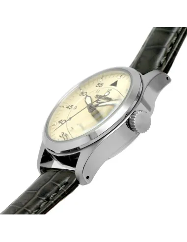 reloj automático hombre Seiko 5 Sports SRPJ87K1 ‘Champagne Flieger’ Suit Style 36mm 100m