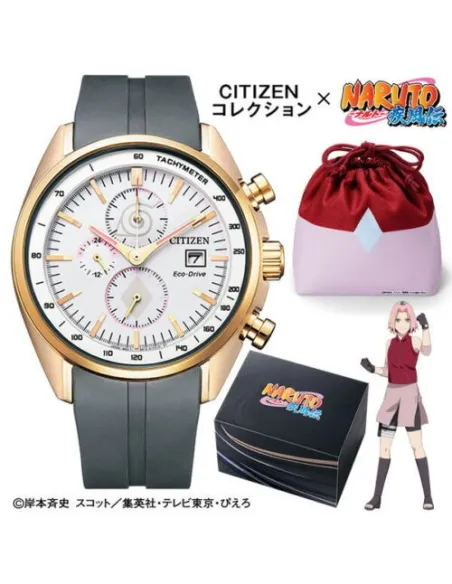 Reloj hombre Citizen NARUTO SHIPPUDEN SAKURA LIMITED CA0593-17A JDM 44mm 100m