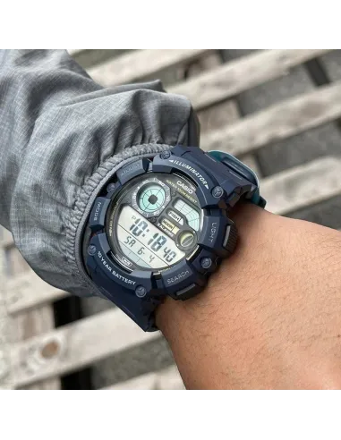 Reloj hombre deportivo Casio WS-1500H-2AV Fases Lunares 10 años batería Modo Pesca