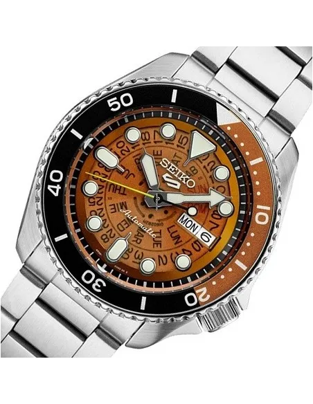 ​reloj automático hombre Seiko 5 Sports SKX 'Skeleton Style' SRPJ47K1 42.5mm 100m WR