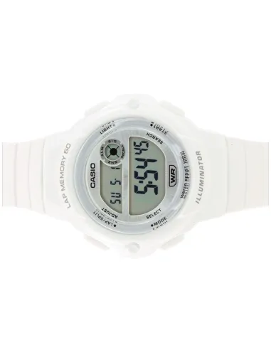 Reloj Casio LWS-1200H-7A1 Lap Memory White Running Watch LWS-1200H-7A