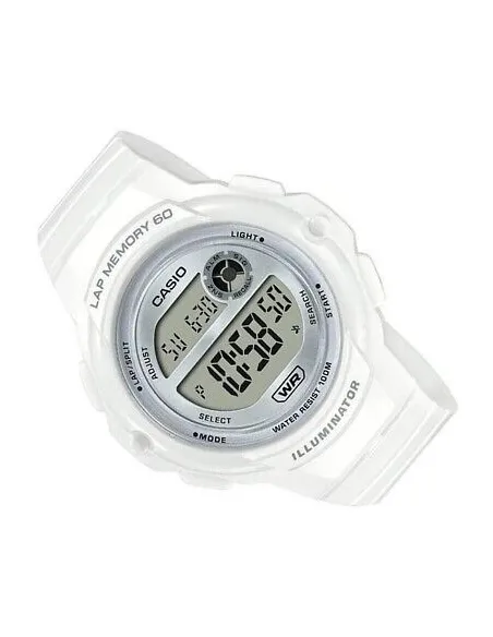 Reloj Casio LWS-1200H-7A1 Lap Memory White Running Watch LWS-1200H-7A1