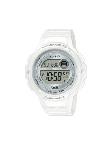 Reloj Casio LWS-1200H-7A1 Lap Memory White Running Watch LWS-1200H-7A1