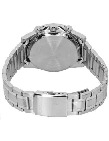 Casio MTP-W500D-2AV 43.9mm 50m WR World Time sport men’s watch stainless steel bracelet