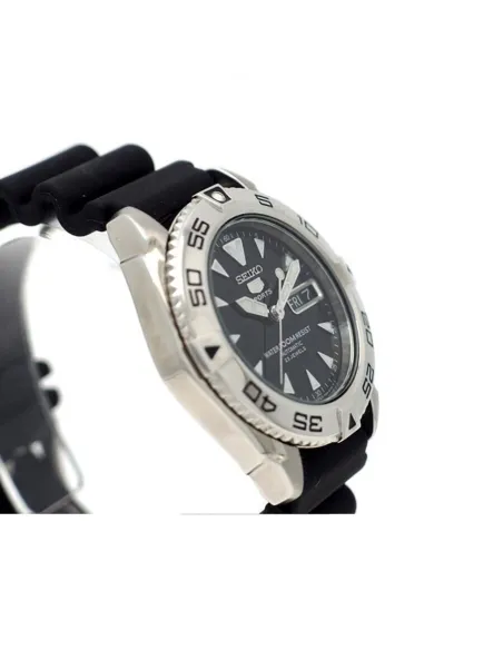 reloj automático hombre Seiko 5 Sports  SNZB33J2 43mm HECHO EN JAPÓN 100m WR correa de silicona