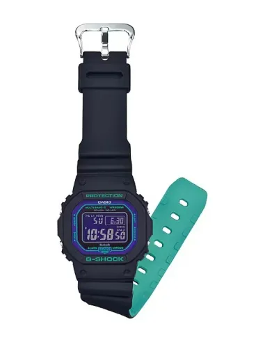 solar radio-control Bluetooth CASIO G-SHOCK GW-B5600BL-1 TOUGH SOLAR 200m WR resistente a los golpes