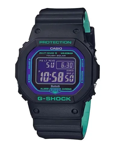 solar radio-control Bluetooth CASIO G-SHOCK GW-B5600BL-1 TOUGH SOLAR 200m WR resistente a los golpes