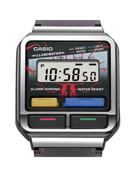 reloj unisex retro vintage A120WEST-1A Stranger Things  alarma cronómetro Luz LED