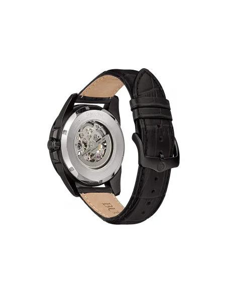 reloj automático hombre Bulova Sutton Skeleton 98A304 43mm IP Black  100m WR