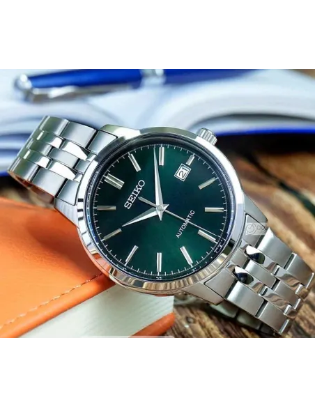 reloj automático hombre Seiko Neo-Classic SRPH89K1 41.2mm 100m WR cristal Hardlex correa de acero
