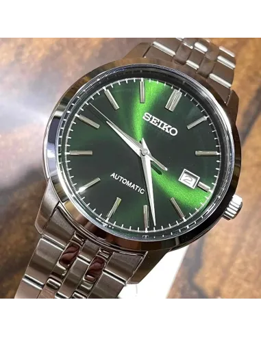 reloj automático hombre Seiko Neo-Classic SRPH89K1 41.2mm 100m WR cristal Hardlex correa de acero