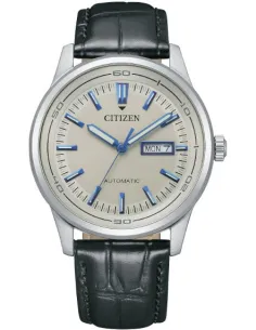 reloj automático hombre Citizen Classic  NH8400-10A 42MM 100M WR Correa de cuero