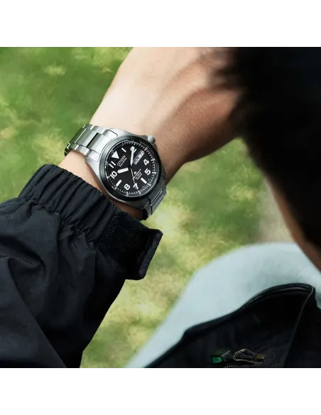 reloj radio-control hombre Citizen Promaster Land TITANIUM PMD56-2952 JDM 39mm Cristal de Zafiro