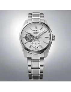 reloj automático hombre Seiko Presage Sharp Edge SPB415J1 Shironeri 40.2mm  100m WR