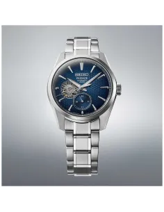 reloj automático hombre Seiko Presage Sharp Edge SPB415J1 Aitetsu 40.2mm  100m WR (índigo metalizado) cal. 6R5J  72h 2