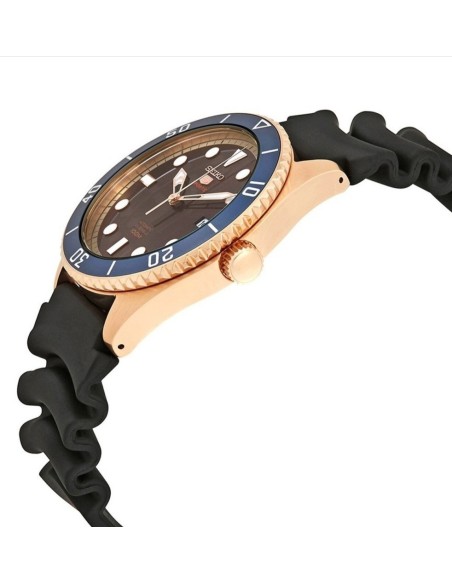 reloj automático hombre Seiko 5 Sports SRPB96J1 44mm 100m WR Hecho en Japón correa de goma